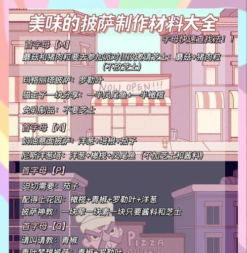 降低成本的披萨游戏攻略（如何在披萨游戏中有效减少开销）